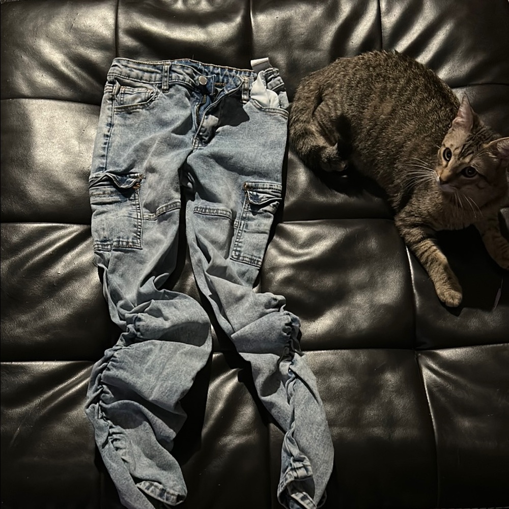 Stacked jeans
